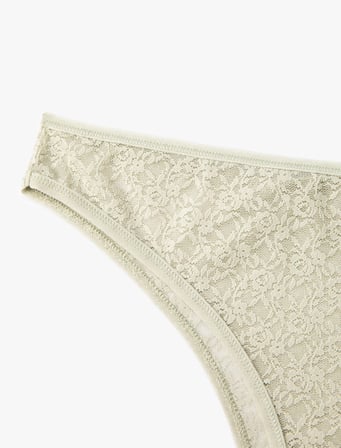 Brazilian Külot Dantelli Normal Bel