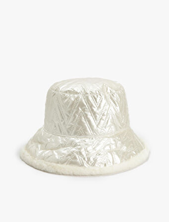 Bucket Şapka Su İtici Çift Taraflı Kapitone Balıkçı Şapkası