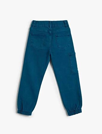 4WKB40012TD Koton Erkek Çocuk  Jean Pantolon MAVİ