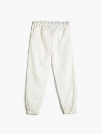 4WKG40190AK Koton Kız Çocuk  Eşofman Alt SİYAH