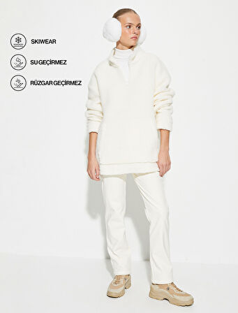 Kayak Pantolonu Kemer Detaylı Cepli