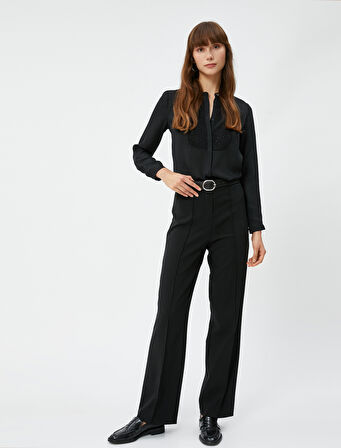 Hakim Yaka Gömlek İki Farklı Kumaş