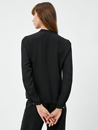 Hakim Yaka Gömlek İki Farklı Kumaş