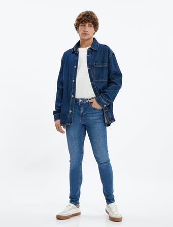 Skinny Fit Kot Pantolon - Michael Jean