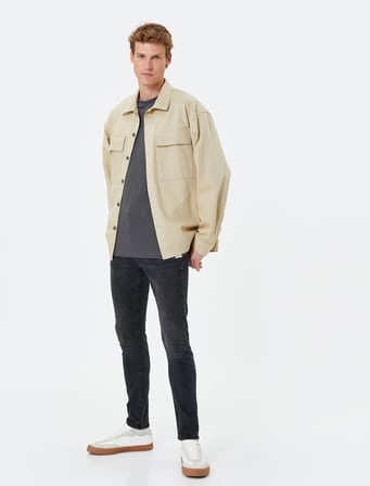 Super Skinny Fit Kot Pantolon - Justin Jean