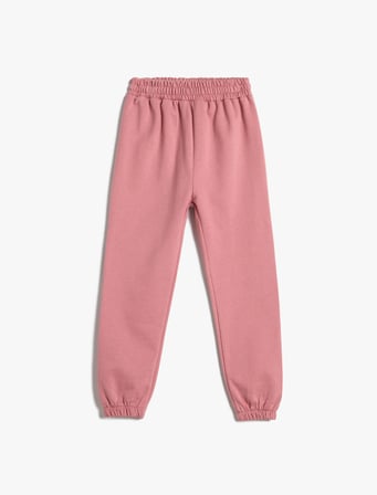 Basic Jogger Eşofman Altı Beli Lastikli Şardonlu Pamuklu