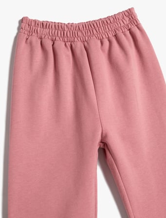Basic Jogger Eşofman Altı Beli Lastikli Şardonlu Pamuklu
