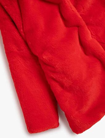 4WKG20020AK Koton Kız Çocuk Kaban KIRMIZI