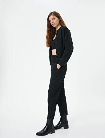 4WAL40183MD Koton Kadın Jean Pantolon SİYAH