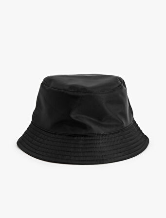 Bucket Şapka Parlak Dokulu Su İtici