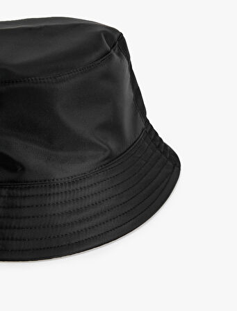 Bucket Şapka Parlak Dokulu Su İtici