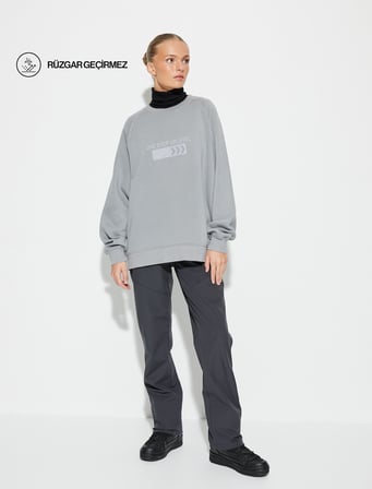 Outdoor Pantolon Yüksek Bel Fermarlı Cepli