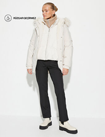 Outdoor Pantolon Yüksek Bel Fermarlı Cepli