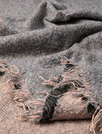 Basic Atkı Yumuşak Dokulu Püsküllü