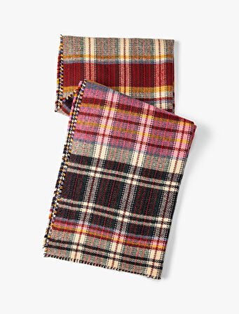 Ekose Atkı Yumuşak Dokulu