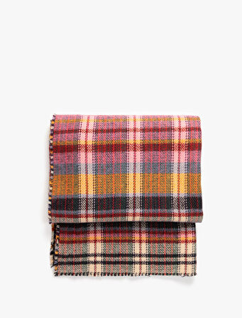 Ekose Atkı Yumuşak Dokulu