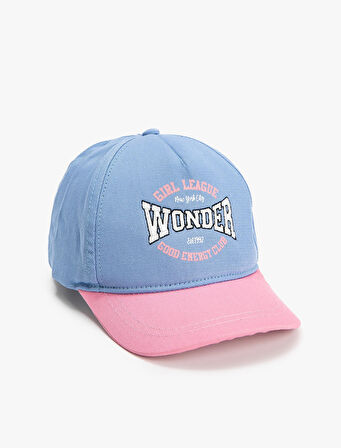 Kolej Cap Şapka İşleme Detaylı Pamuklu