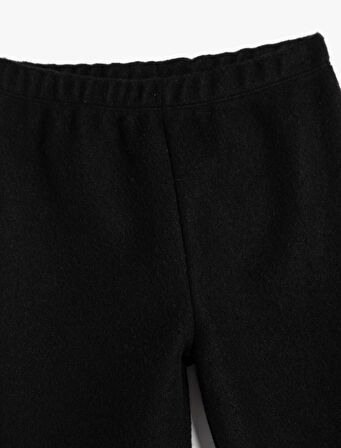 Basic Fitilli Tayt Beli Lastikli