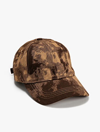 Kep Şapka Batik Desenli