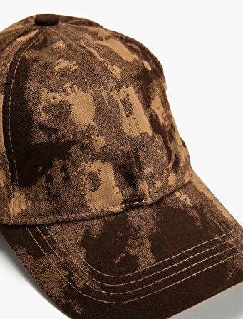 Kep Şapka Batik Desenli