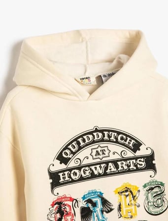 4WKB10392TK Koton Erkek Çocuk Sweat EKRU