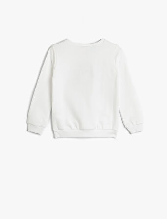 Disney Sweat Jungle Book Baskılı Lisanslı Bisiklet Yaka Uzun Kollu Şardonlu Pamuklu