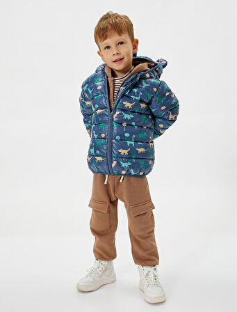 Jogger Eşofman Altı Cepli Beli Bağlamalı Pamuk Karışımlı