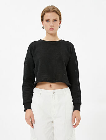 Ajurlu Crop Kazak Relax Fit