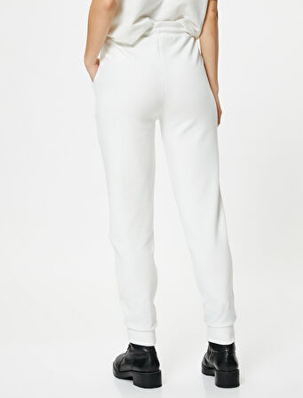 Jogger Eşofman Altı Beli Bağcıklı Cepli