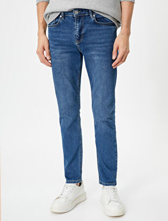 Slim Fit Kot Pantolon - Brad Jean