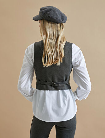 Kasket Şapka Yün Karışımlı