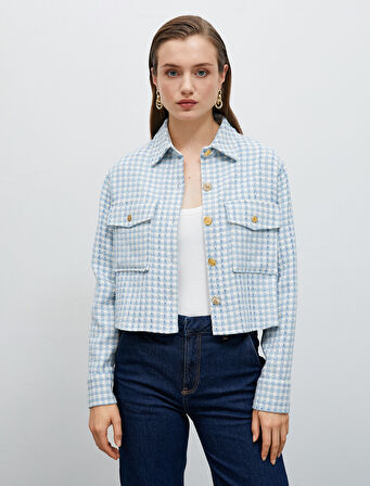 Tüvit Ceket Cepli Arma Düğmeli