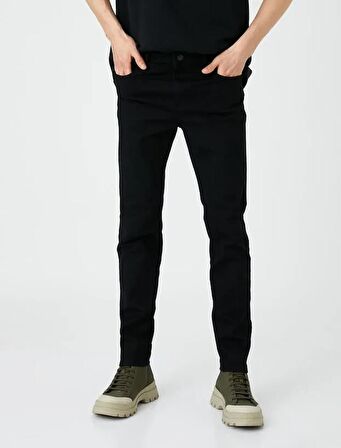 4WAM40239ND Koton Erkek  Jean Pantolon SİYAH