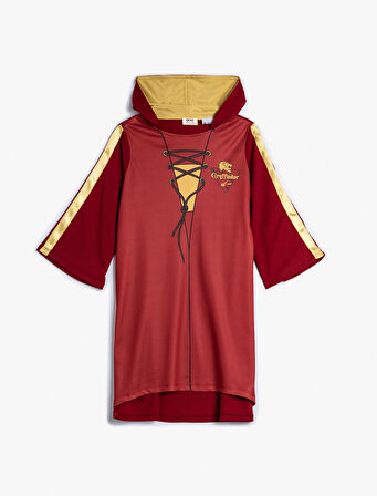Harry Potter Lisanslı Kostüm Kısa Kollu Kapşonlu