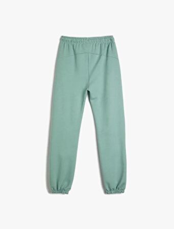 4WKG40171AK Koton Kız Çocuk Eşofman Alt MAVİ