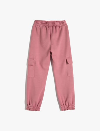 Basic Kargo Jogger Eşofman Altı Cepli Beli Lastikli