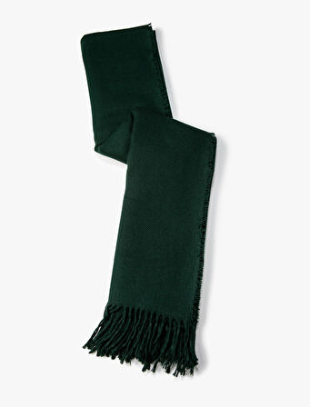 Basic Şal Püskül Detaylı Dokulu