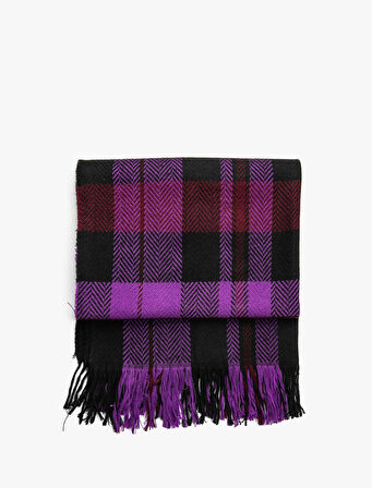 Triko Şal Püsküllü Yumuşak Dokulu