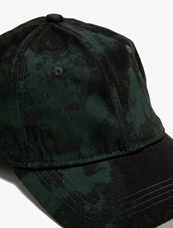 Kep Şapka Batik Desenli