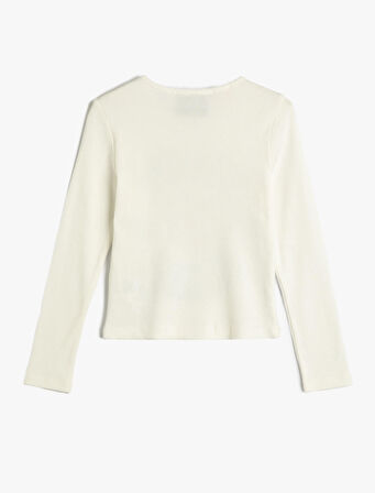 The Rolling Stones Tişört Lisanslı Uzun Kollu Bisiklet Yaka Baskılı Pamuklu