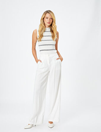 Triko Atlet Yarım Balıkçı Yaka Dokulu