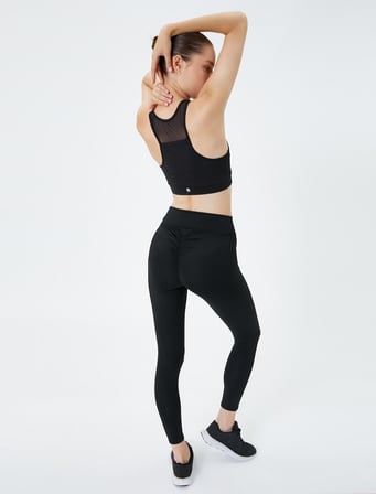 Spor Tayt Ekstra Düşük Bel Crop Paça