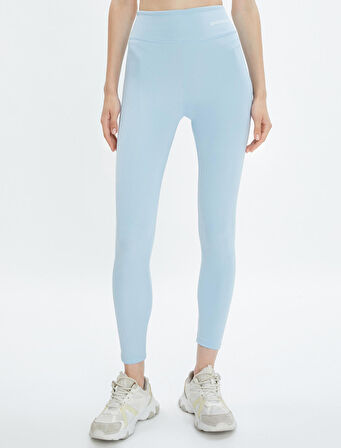 Spor Tayt Yüksek Bel Baskı Detaylı