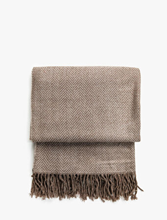 Atkı Püsküllü Dokulu