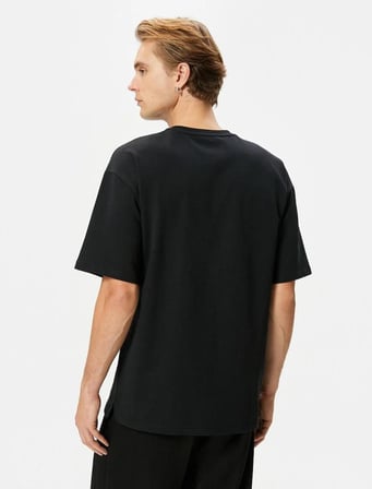 Koton Erkek T-shirt 4SAM10069HK SİYAH