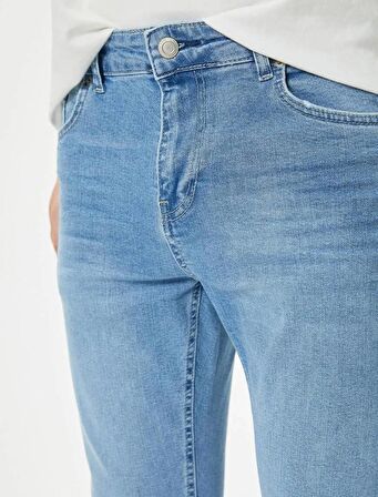 4SAM40014ND Koton Erkek Jean Pantolon AÇIK İNDİGO