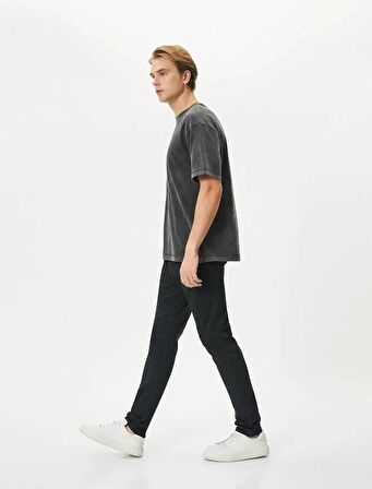 4SAM40031ND Koton Erkek Jean Pantolon SİYAH