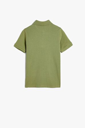 Koton Erkek Çocuk Basic Polo Yaka Tişört Kısa Kollu Pamuklu