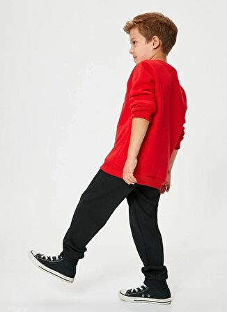 Koton Normal Paça Siyah Erkek Çocuk  Eşofman Altı 4SKB40018TK