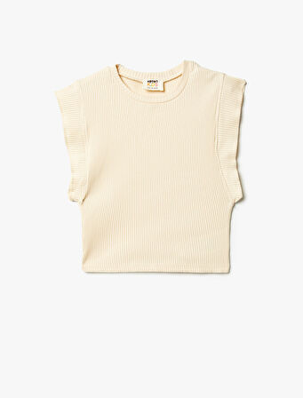 Atlet Kolsuz Yuvarlak Yaka Ribanalı 